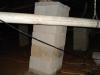Leaning support pier