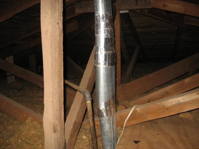 Chimney Flue Fire Hazard